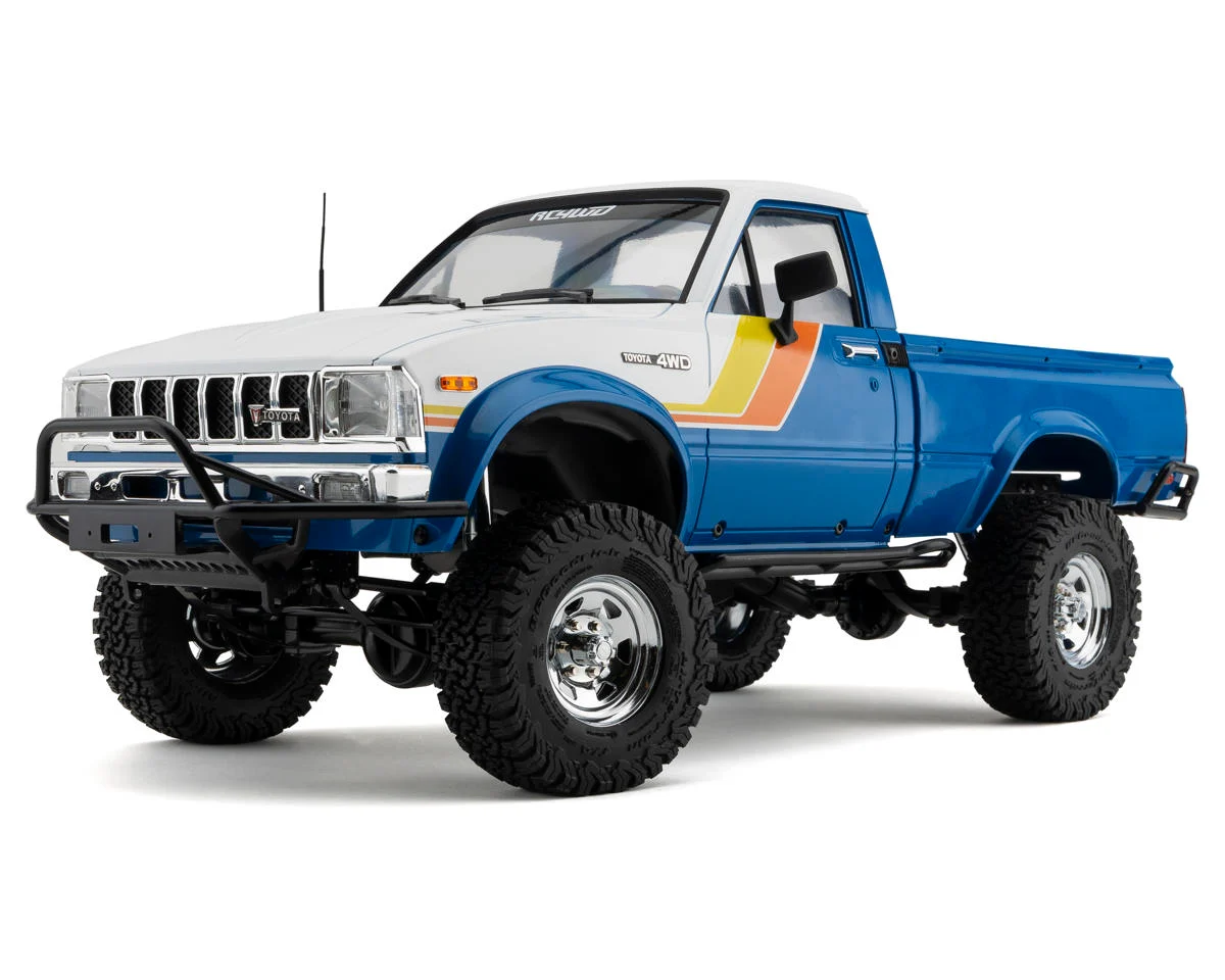 RC4WD Trail Finder 2 1/10 RTR 4WD Electric Trail Truck w/1982 Toyota Pickup Body (Blue) w/2.4GHz Transmitter – image 2