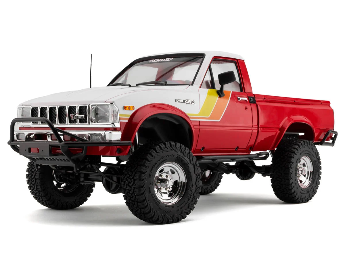 RC4WD Trail Finder 2 1/10 RTR 4WD Electric Trail Truck w/1982 Toyota Pickup Body (Red) w/2.4GHz Transmitter – image 2