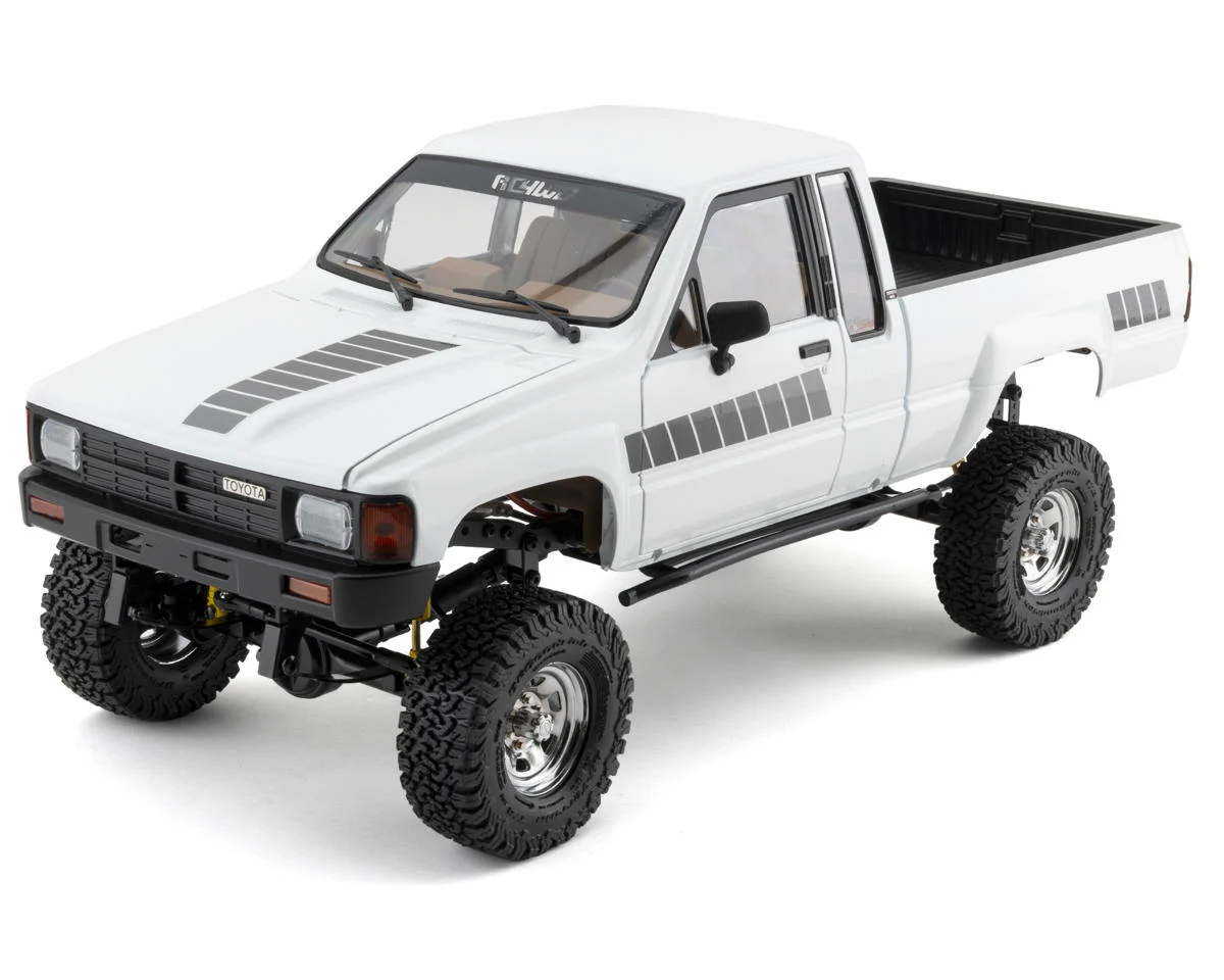 RC4WD Trail Finder 2 "LWB" 1/10 RTR 4WD Scale Trail Truck w/1987 Toyota XtraCab Body & 2.4GHz Radio (White) – image 2