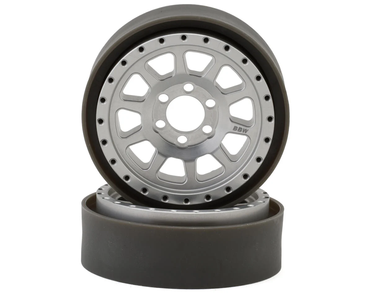 Vanquish Products Battle Born Wheels Sierra 2.2 Beadlock Crawler Wheels (Clear) (2) – image 2