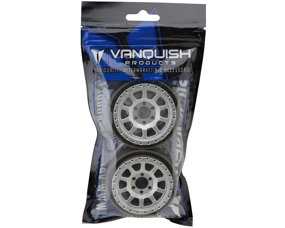 Vanquish Products Battle Born Wheels Sierra 2.2 Beadlock Crawler Wheels (Clear) (2) – image 5