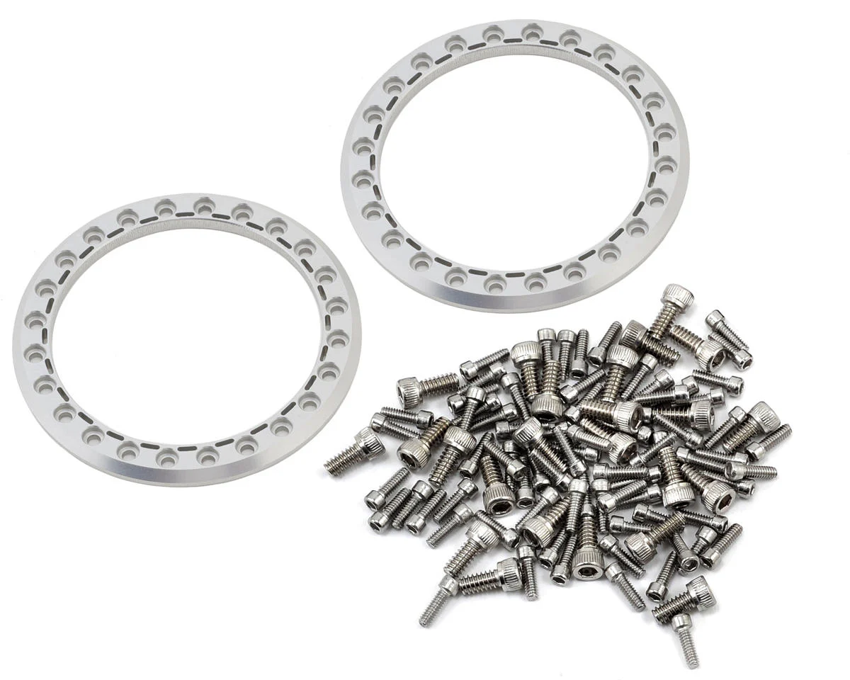Vanquish Products Battle Born Wheels Sierra 2.2 Beadlock Crawler Wheels (Clear) (2) – image 4