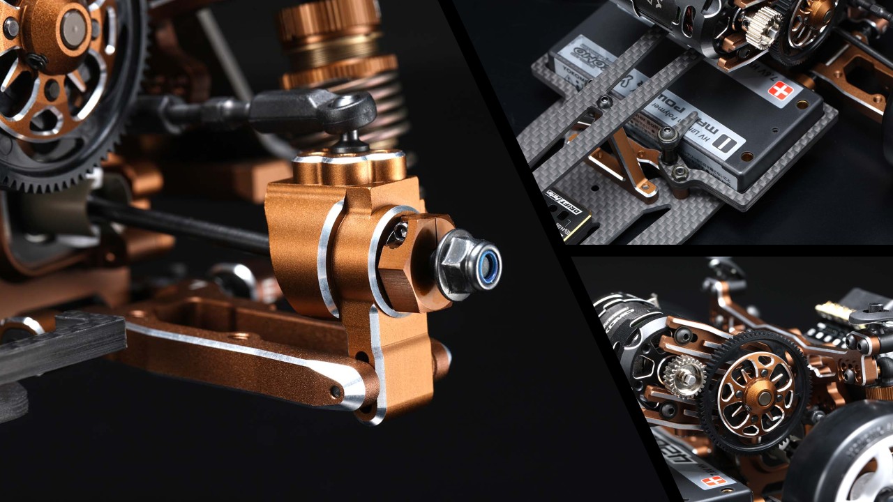 Yokomo – Limited Edition 1/10 RC Drift Chassis Kit SD 3.0 Kit – (Bronze) – #SDR-030CBZ – image 3