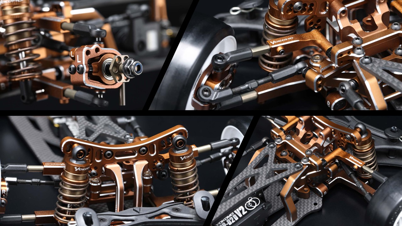 Yokomo – Limited Edition 1/10 RC Drift Chassis Kit SD 3.0 Kit – (Bronze) – #SDR-030CBZ – image 2