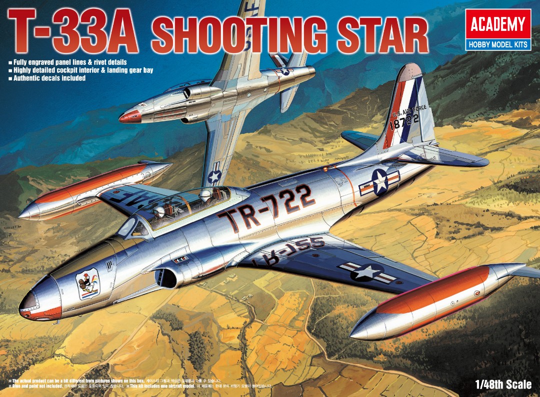 Academy 1/48 T-33A Shootingstar – image 1