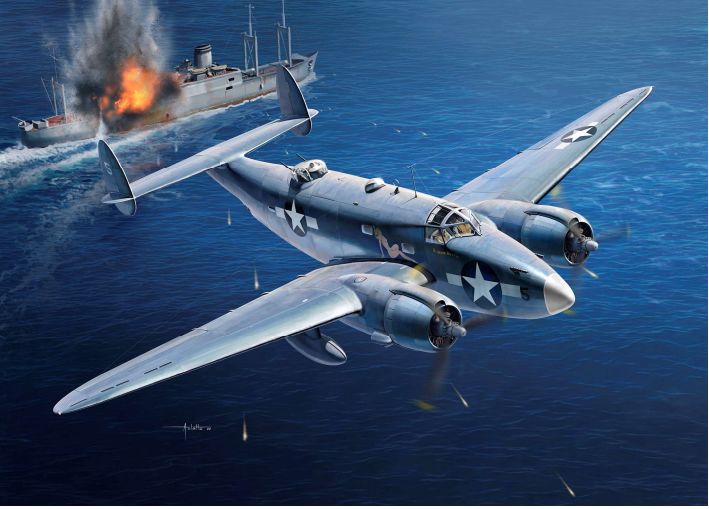 Academy 1/48 USN PV-1 "SOLOMON ISLANDS THEATRE" – image 1