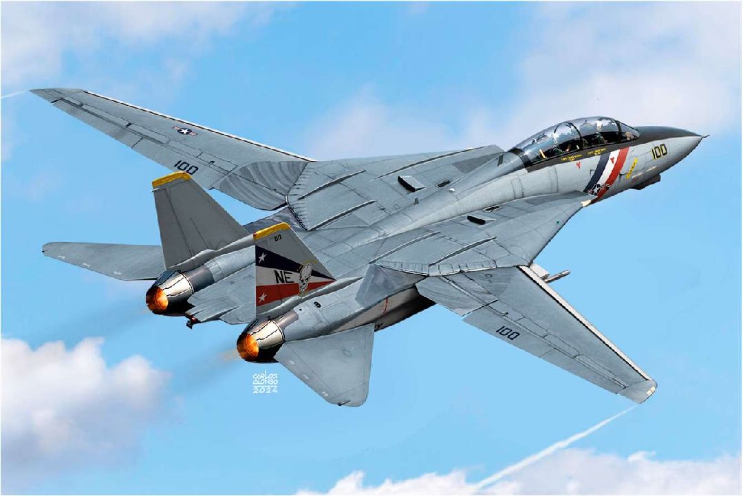 Academy 1/72 USN F-14D "VF-2 BOUNTY HUNTERS" – image 1