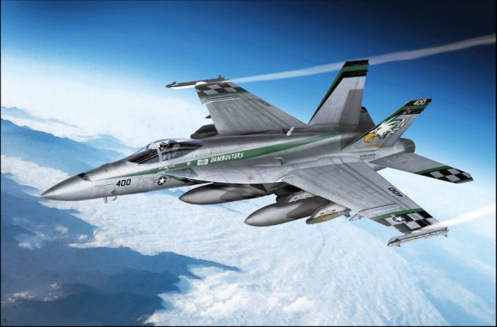 Academy 1/72 USN F/A-18E "VFA-195 CHIPPY HO" – image 1