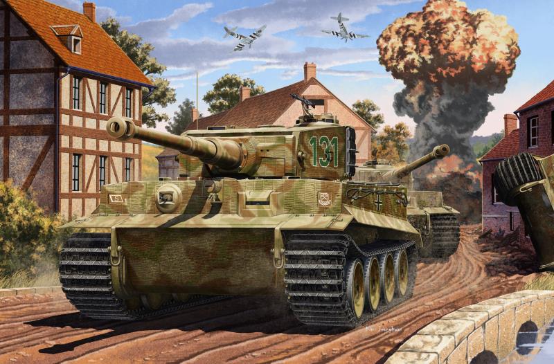 Academy 1/35 Tiger-I Mid Ver. "ANNIV.70 NORMANDY INVASION 1944" – image 1