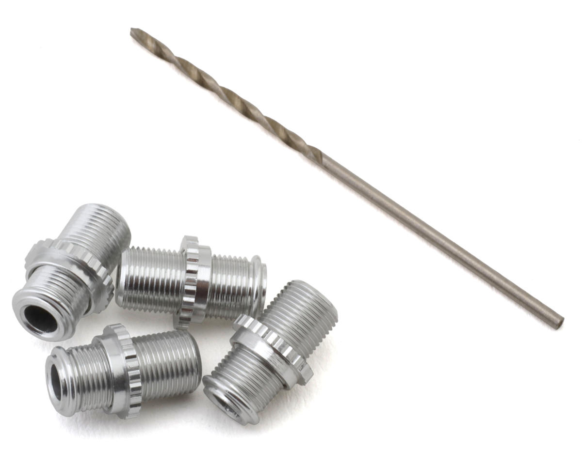 1RC Racing 1/18 Threaded Aluminum Shock Body Set (Silver) (4) – image 1