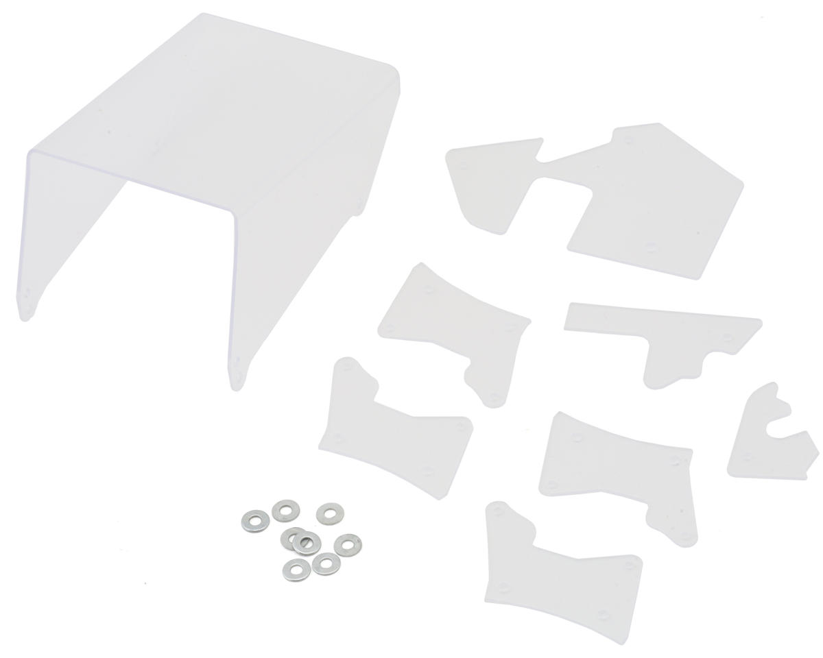 1RC Racing 1/18 Asphalt Sprint Car Top Wing & Front Wing Mounts – image 1