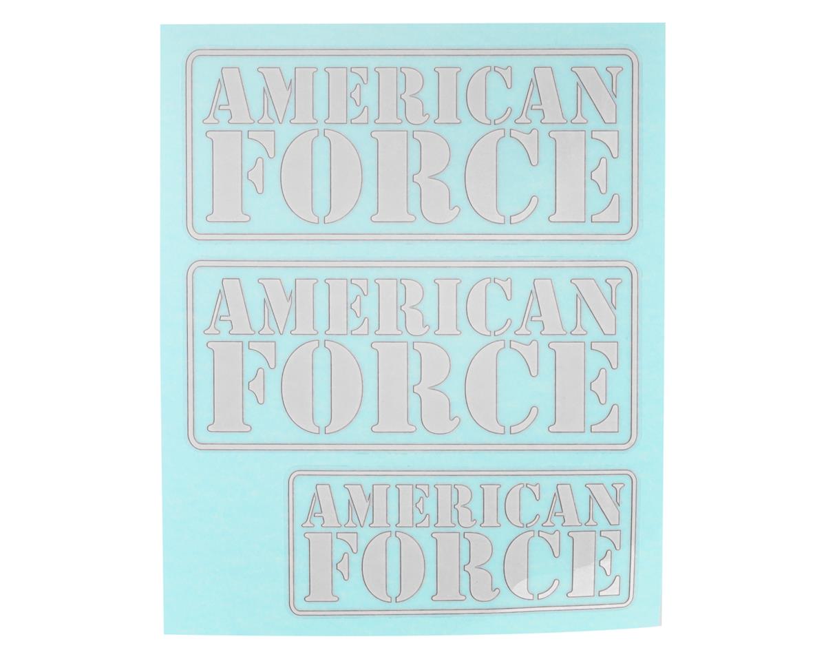 CEN American Force Decal (Silver) – image 1