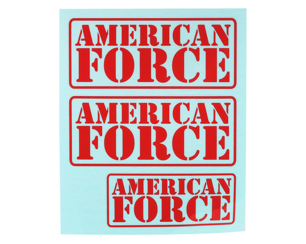 CEN American Force Decal (Red) – image 1