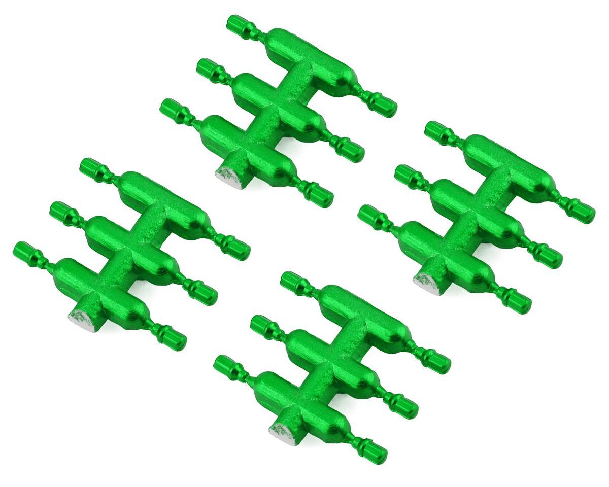 DS Racing Drift Element Scale Lug Nuts (Green) (24) (Short) – image 1