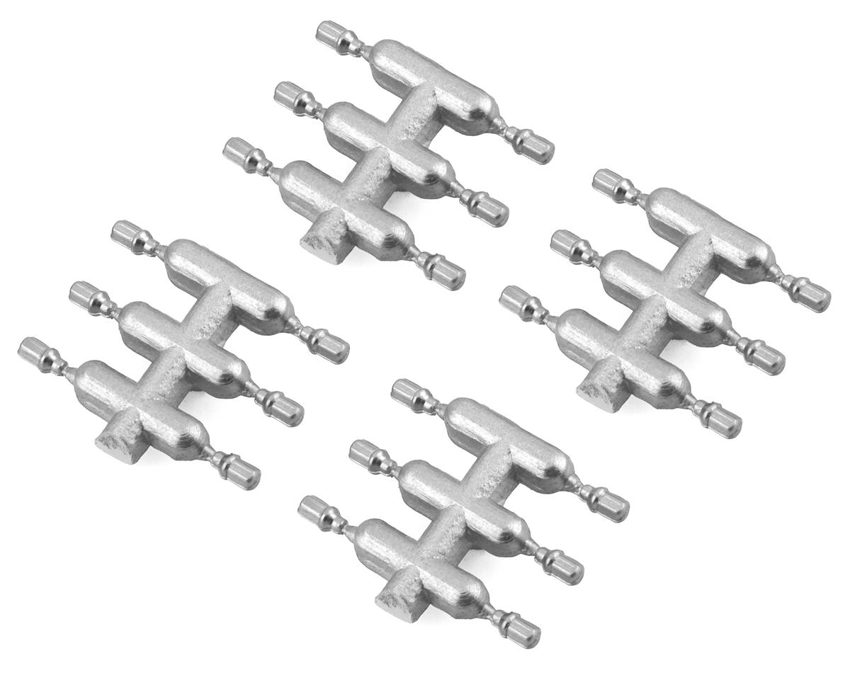 DS Racing Drift Element Scale Lug Nuts (Silver) (24) (Short) – image 1