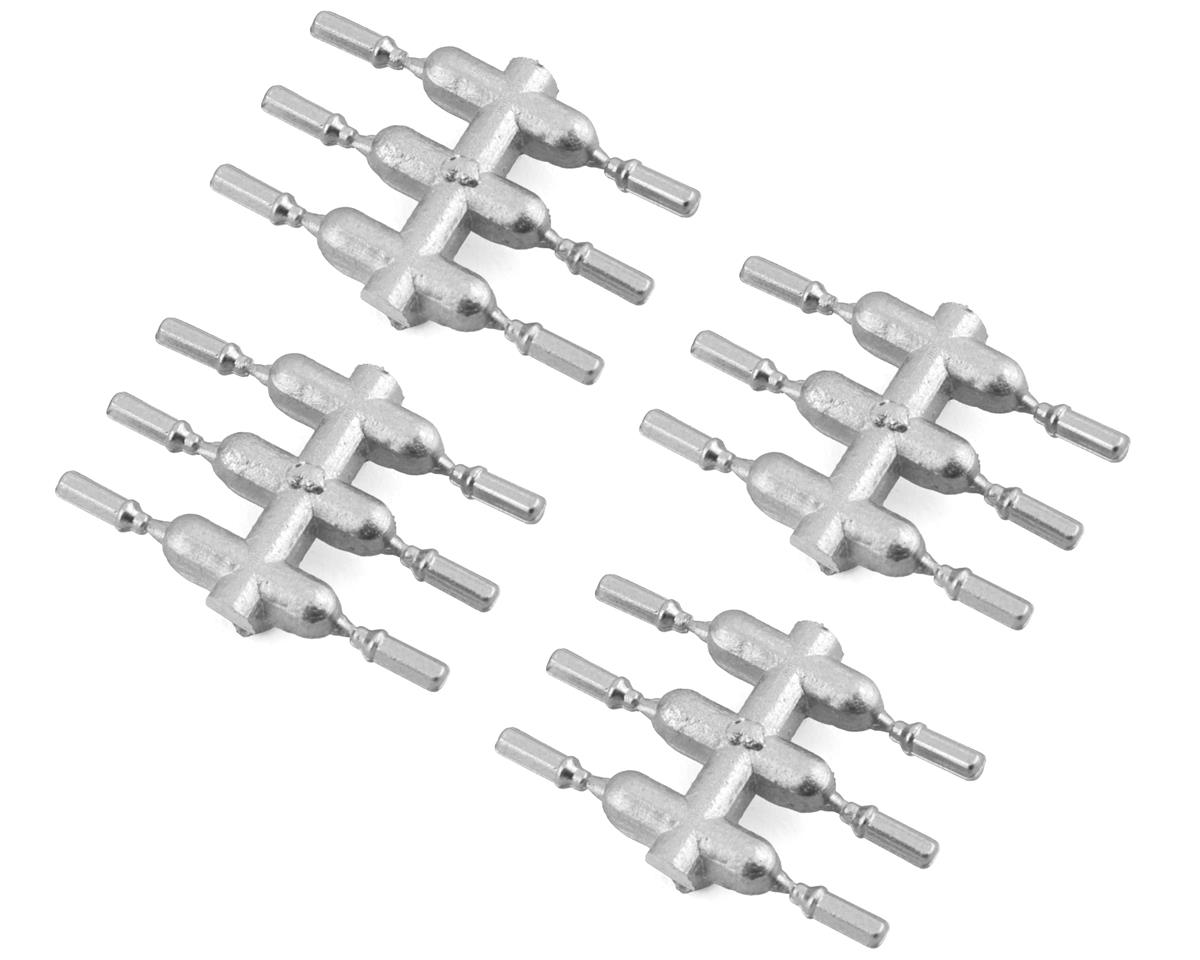 DS Racing Drift Element Scale Lug Nuts (Silver) (24) (Long) – image 1