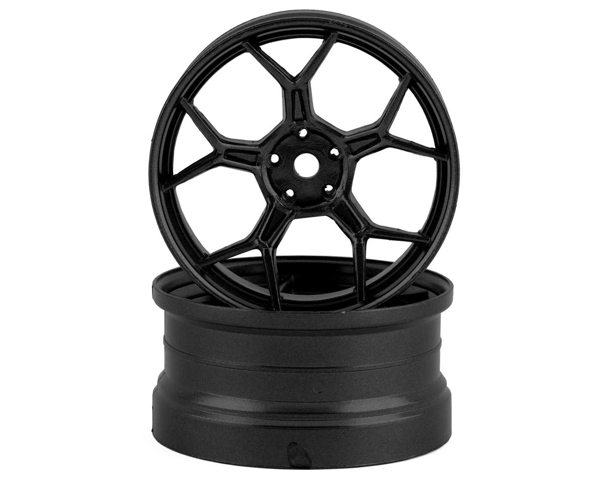 DS Racing Feathery Split Spoke Drift Wheels (Gunmetal) (2) (6mm Offset) – image 1