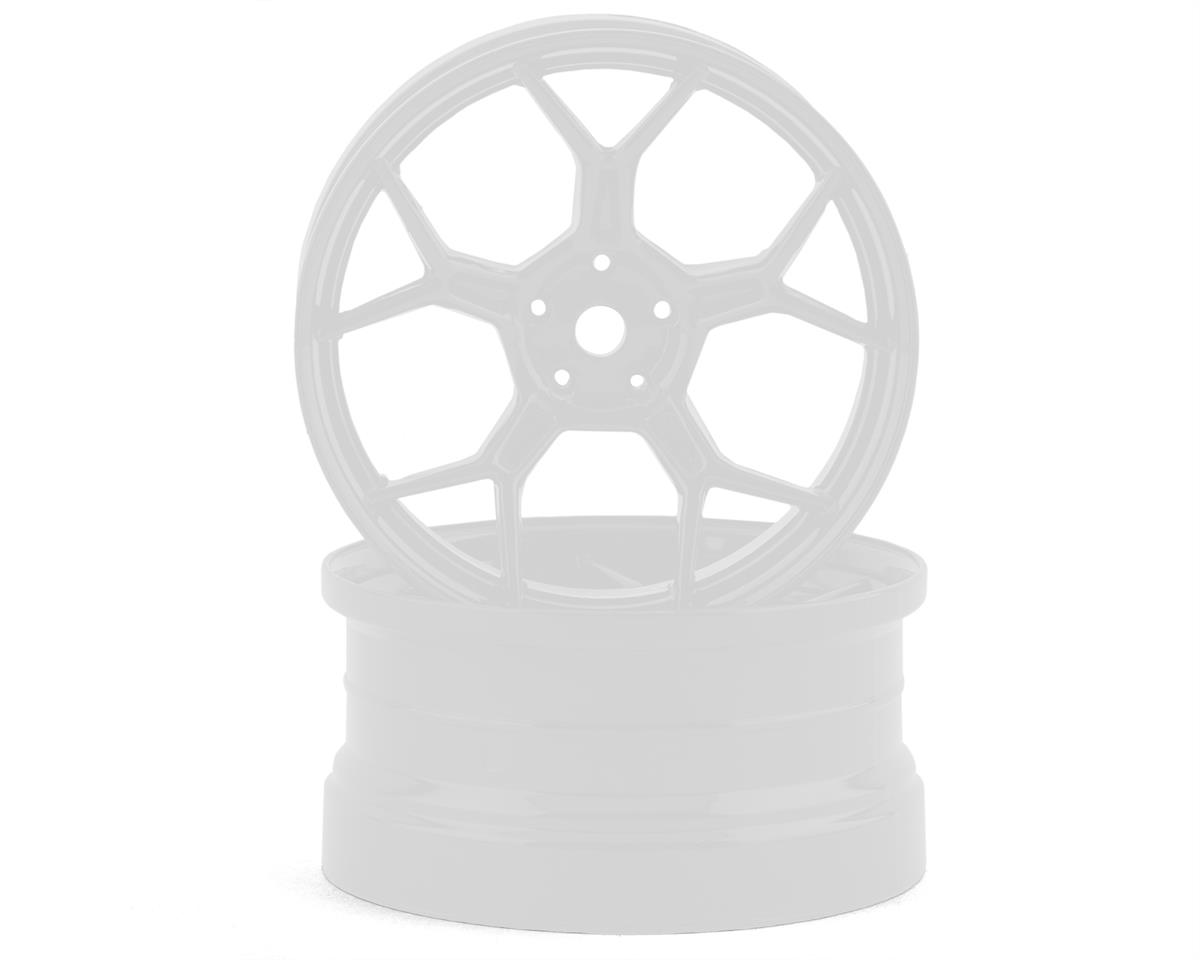 DS Racing DSC-DF-5Y2-8W-WM (White Hi Gloss) (2) (6mm Offset) – image 1