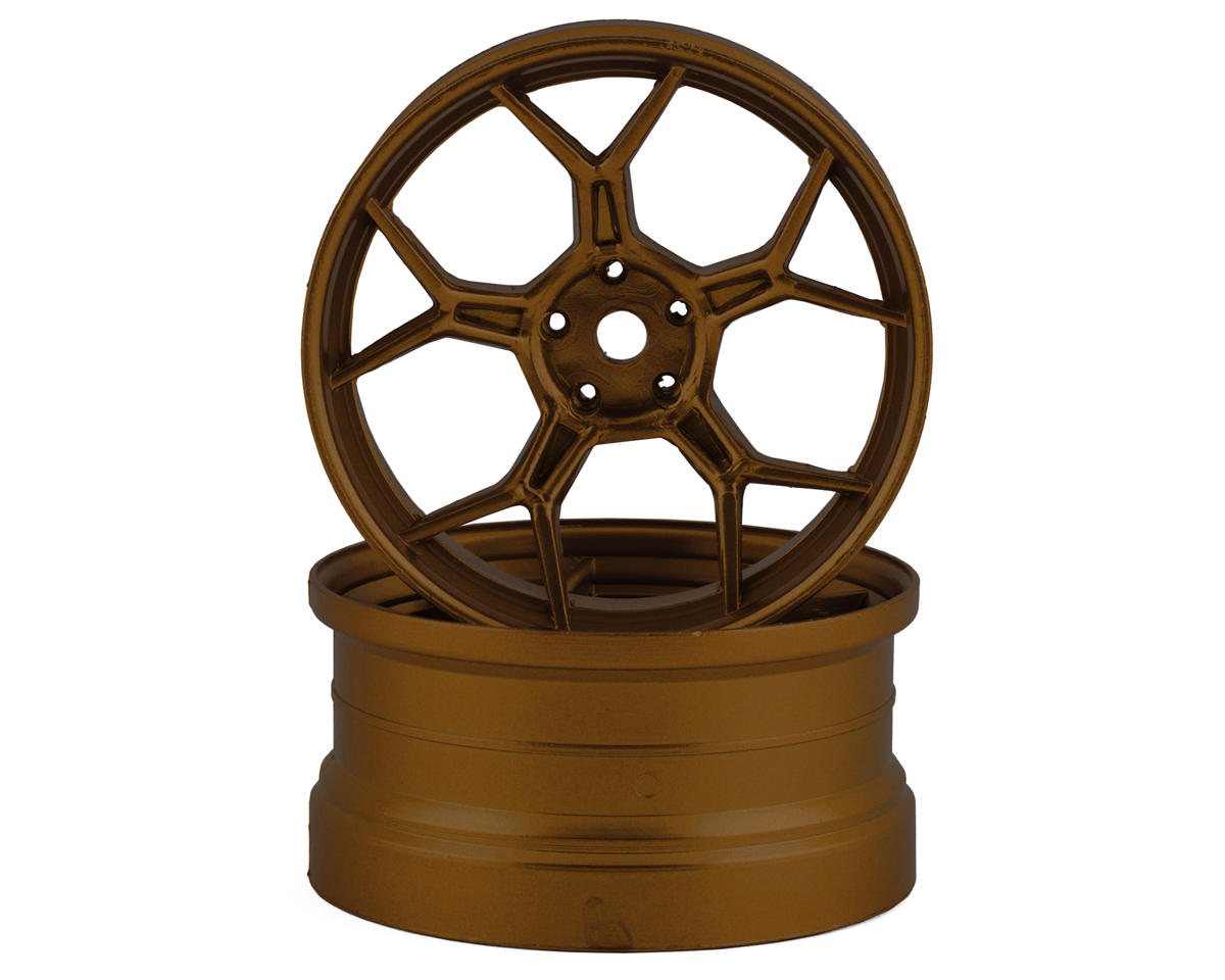DS Racing Feathery Split Spoke Drift Wheels (Bronze) (2) (6mm Offset) – image 1