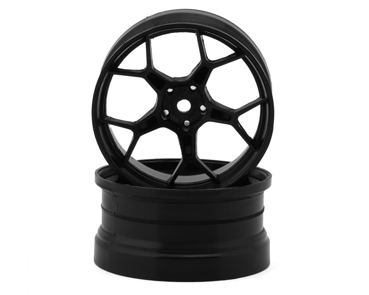 DS Racing Feathery Split Spoke Drift Wheels (Black) (2) – image 1