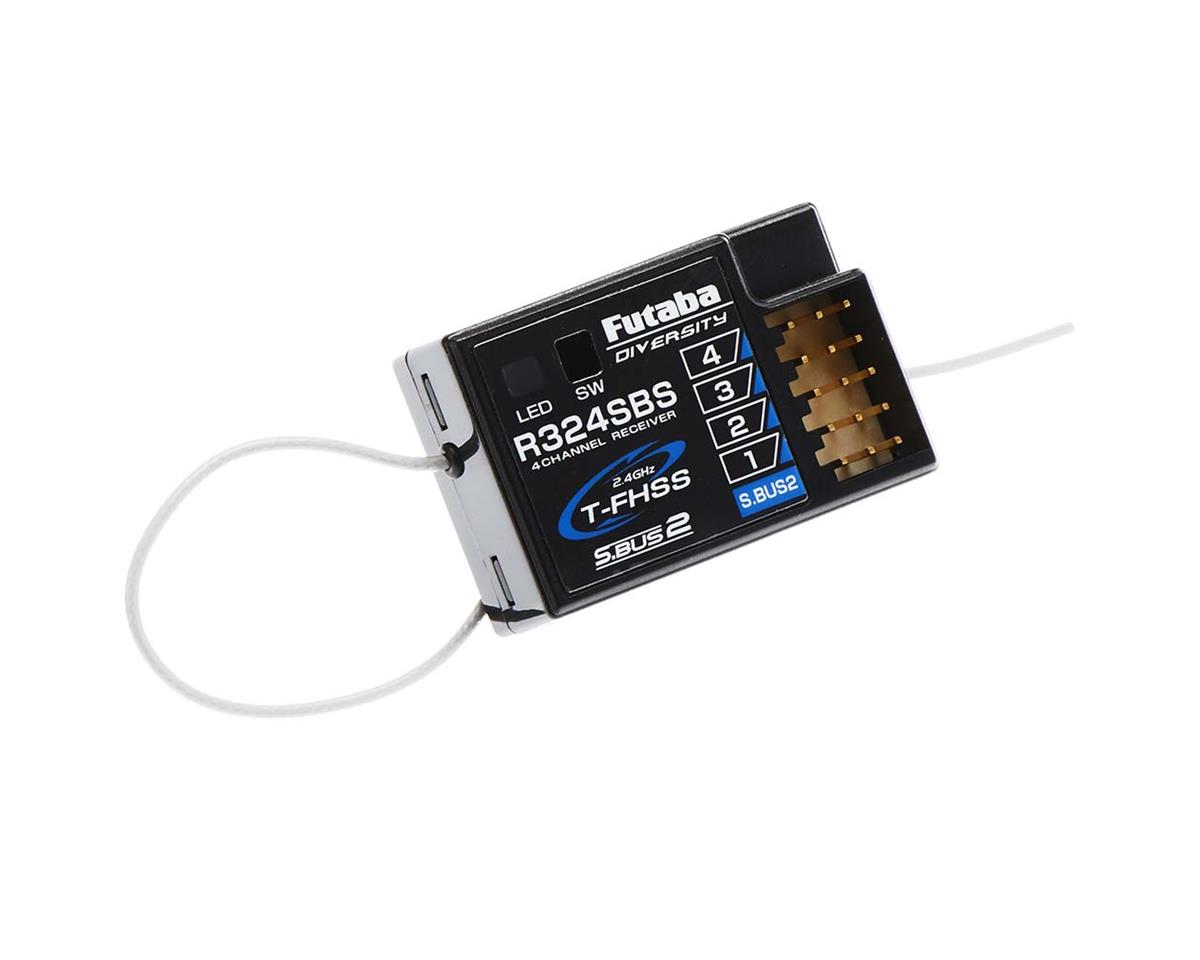 Futaba R324SBS T-FHSS 4-Channel S.Bus2 Telemetry 2.4GHz Receiver – image 1