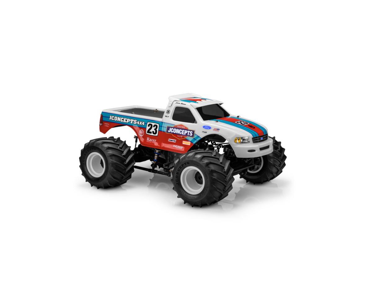 JConcepts 1997 Ford F-150 Monster Truck Body & Visor (Clear) (13.0” Wheelbase) – image 1