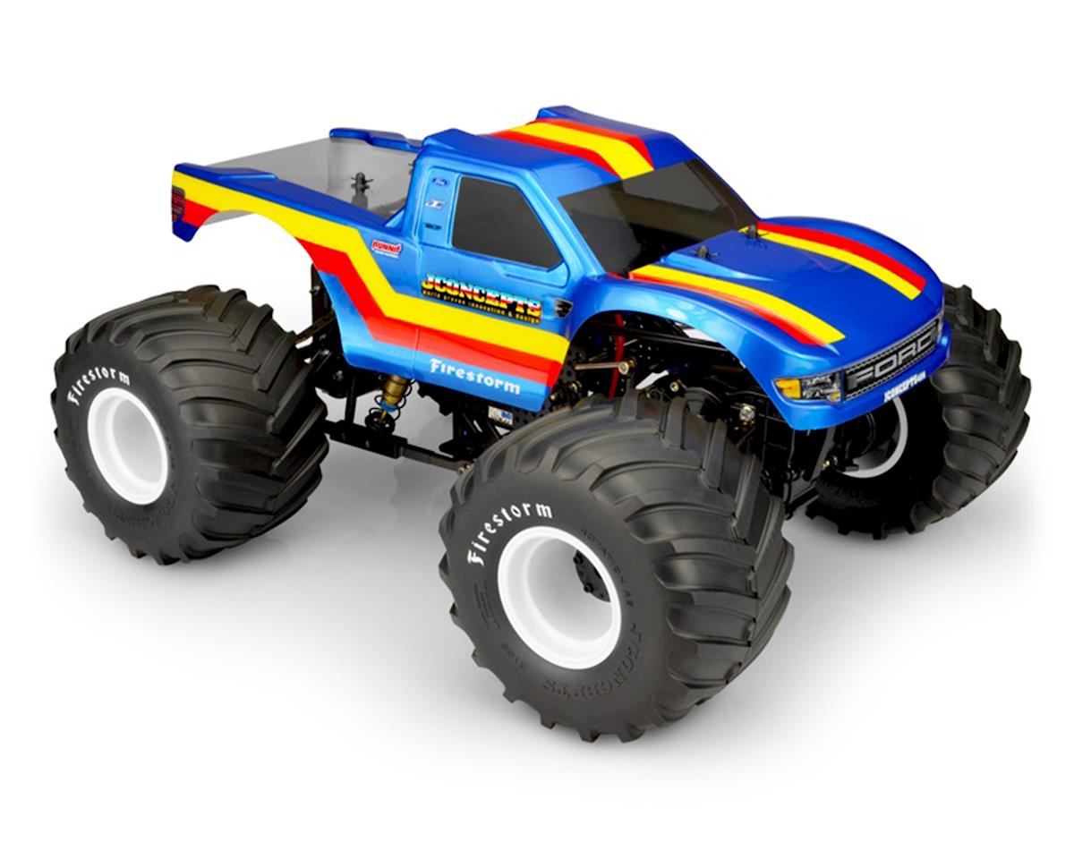 JConcepts 2010 Ford Raptor MT "Twenty One" Monster Truck Body (Clear) – image 1