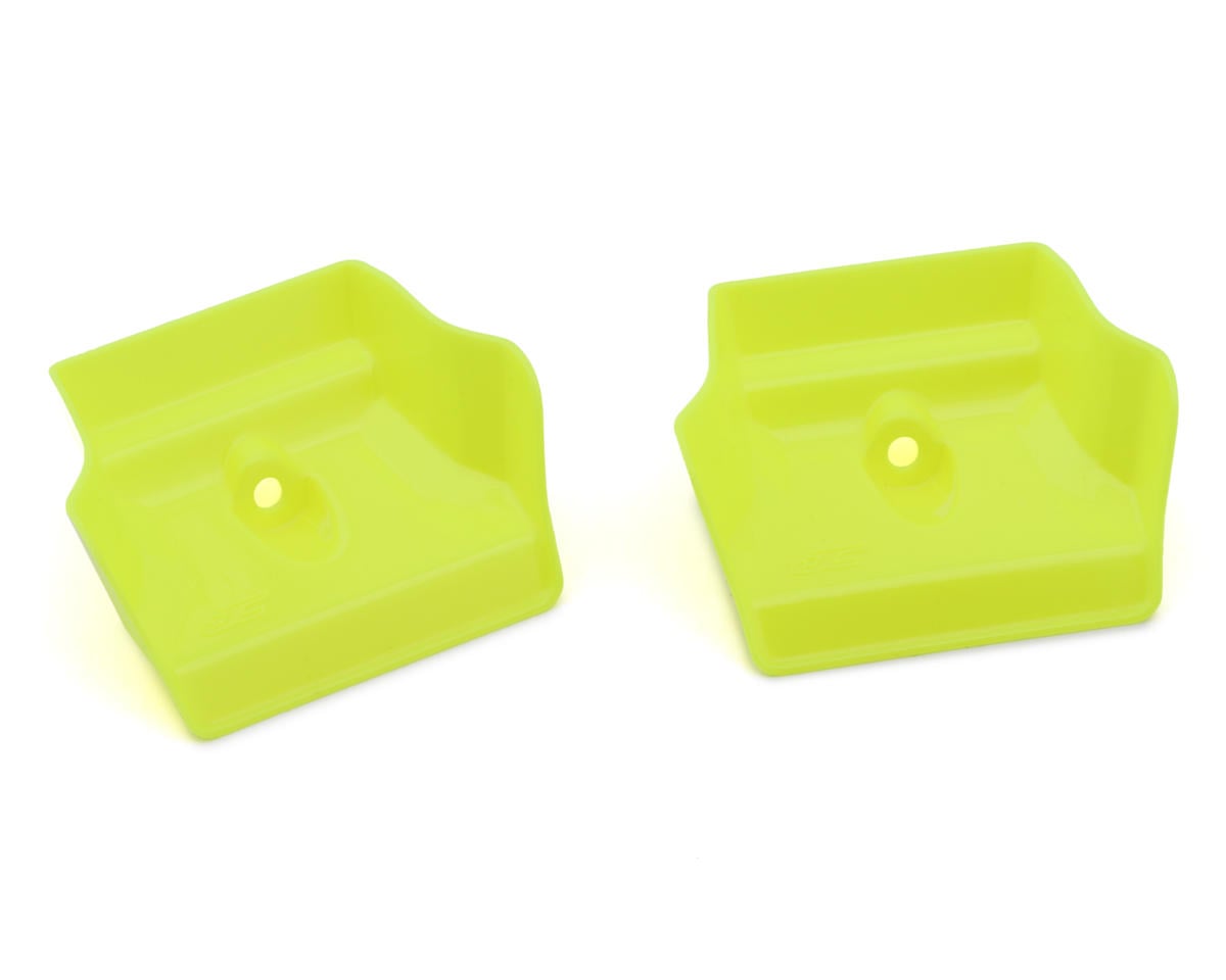 JConcepts Associated RC8B4.1/RC8B4.1e 1/8 Molded Front Wings (Yellow) (2) – image 1