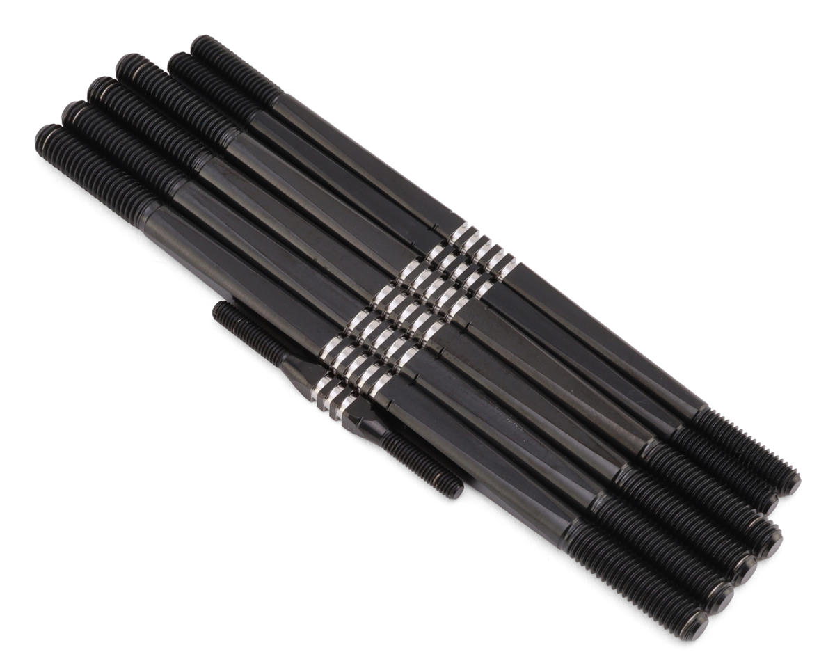JConcepts Tekno NT48 2.0 Fin Titanium Turnbuckle Set (Black) (7) – image 1