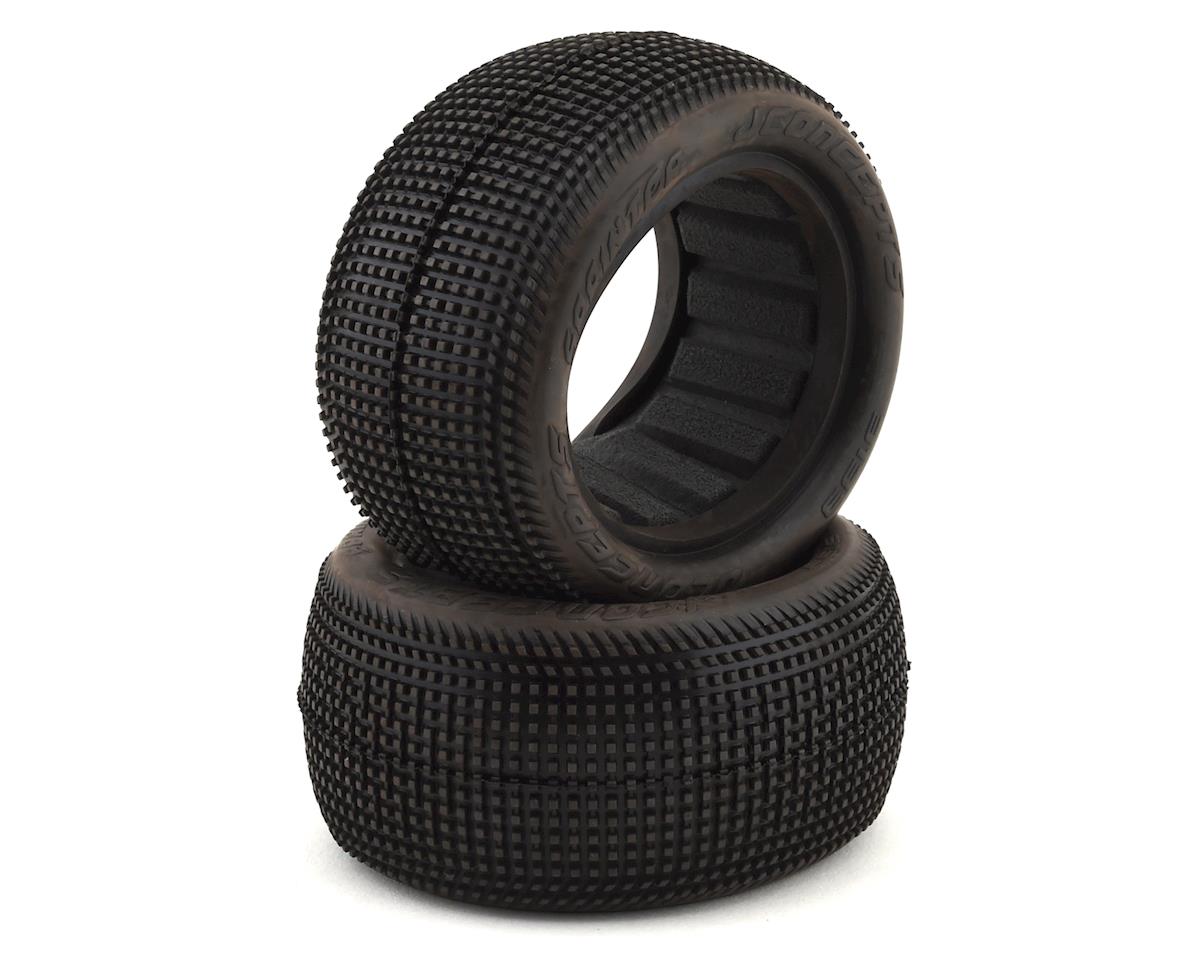 JConcepts Sprinter 2.2" Rear Buggy Dirt Oval Tires (2) (Blue) – image 1