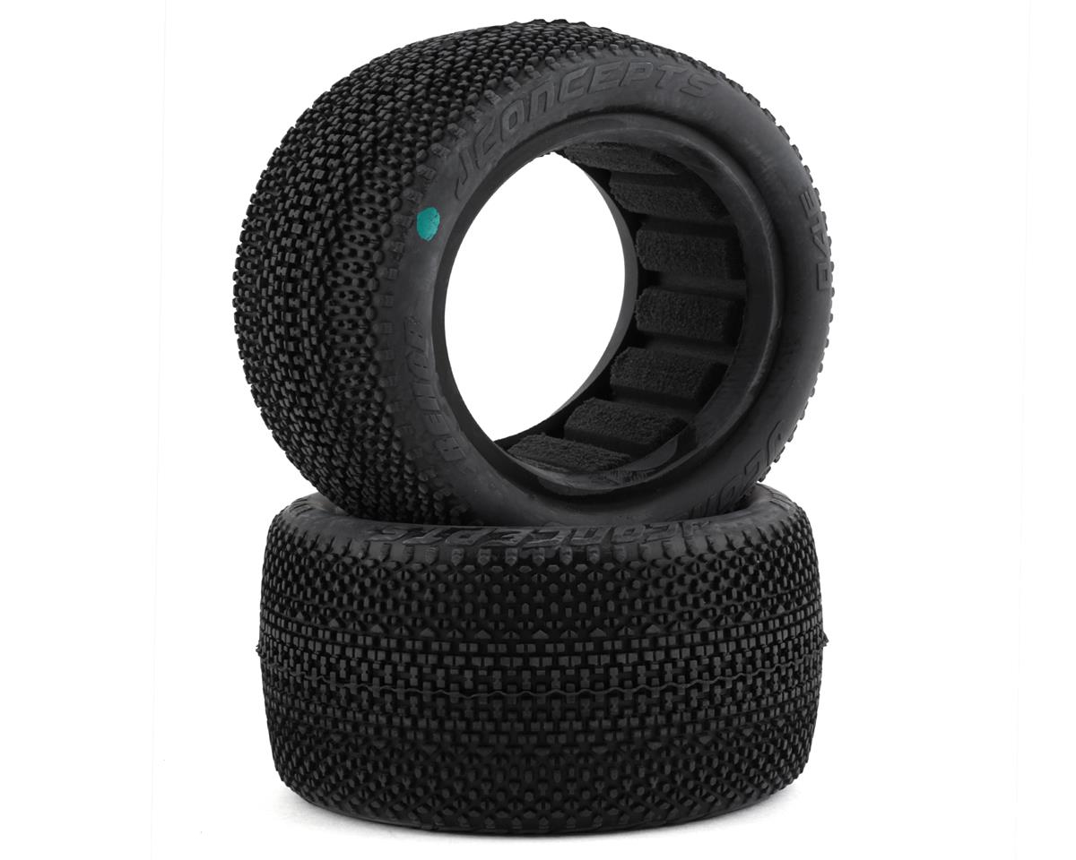 JConcepts ReHab 2.2" Rear Buggy Tires (2) (Green) – image 1