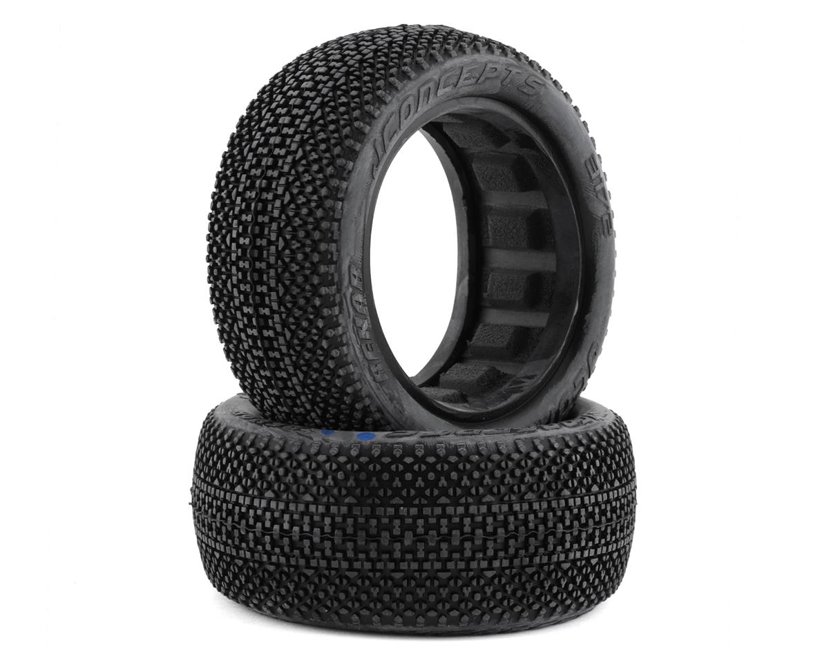 JConcepts ReHab 2.2" Front 4WD Buggy Tires (2) (Aqua A2) – image 1