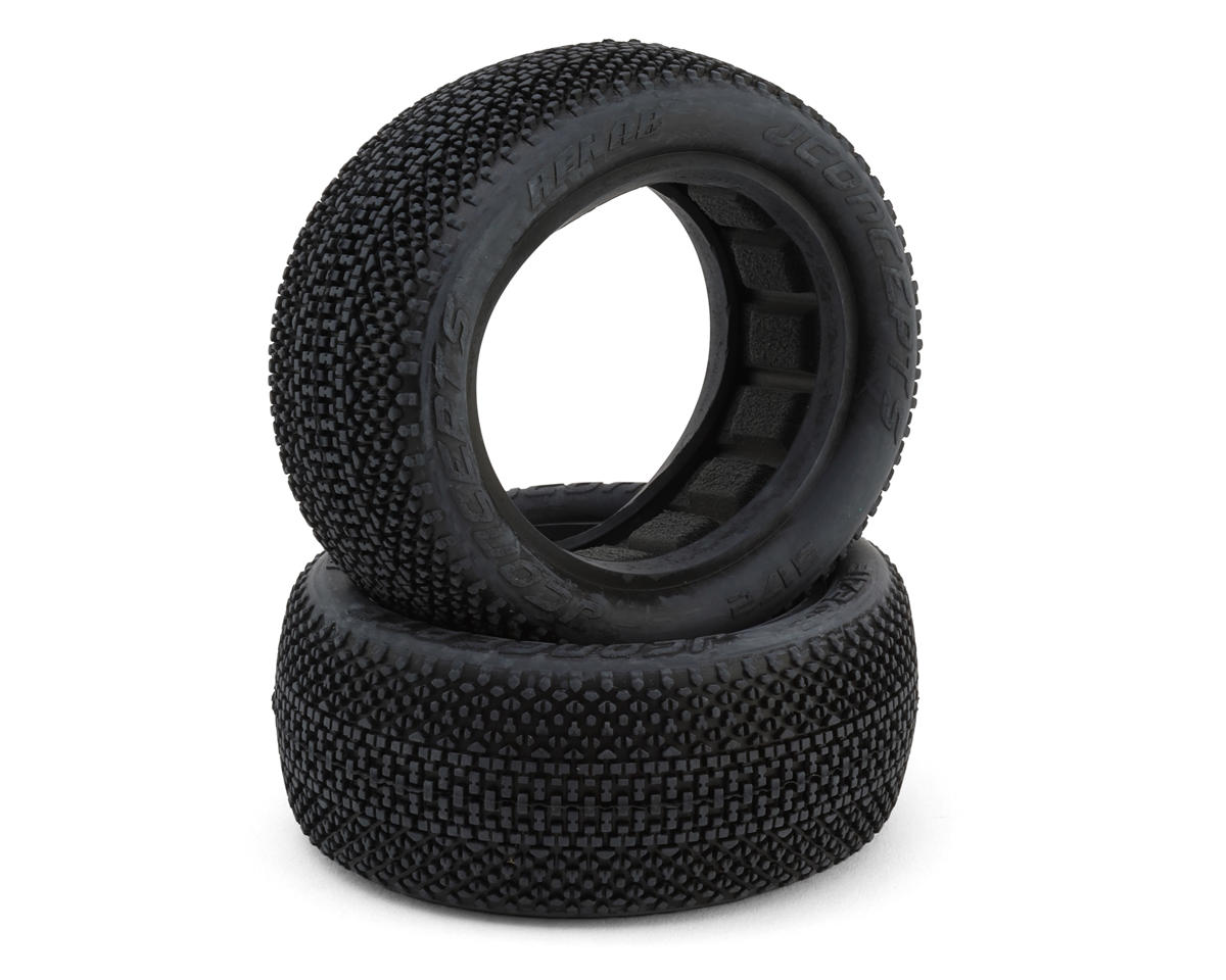 JConcepts ReHab 2.2" Front 4WD Buggy Tires (2) (Green) – image 1