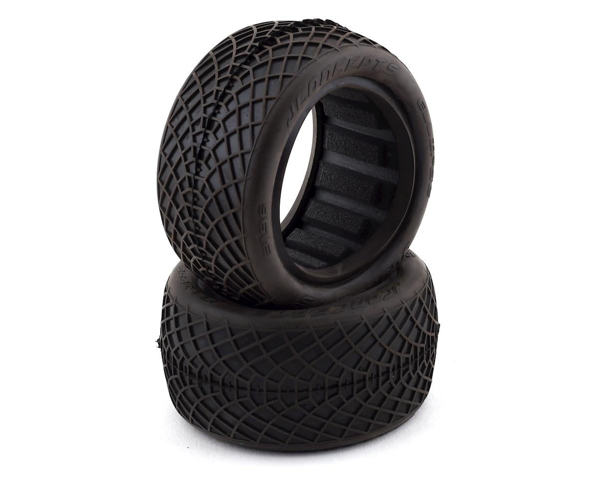 JConcepts Ellipse 2.2" Rear 1/10 Buggy Tires (2) (Green) – image 1