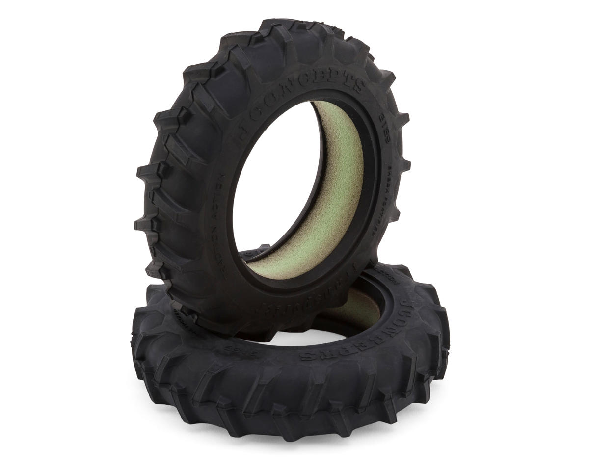 JConcepts Transporter Monster Truck Display Tires (2) (Pink) – image 1