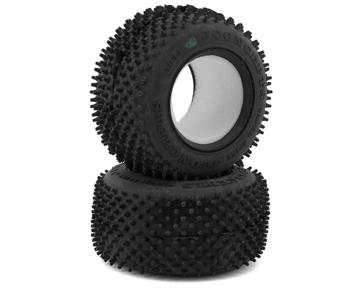 JConcepts Taper Spike 1.7" Rear Buggy Tires (2) (Green) – image 1