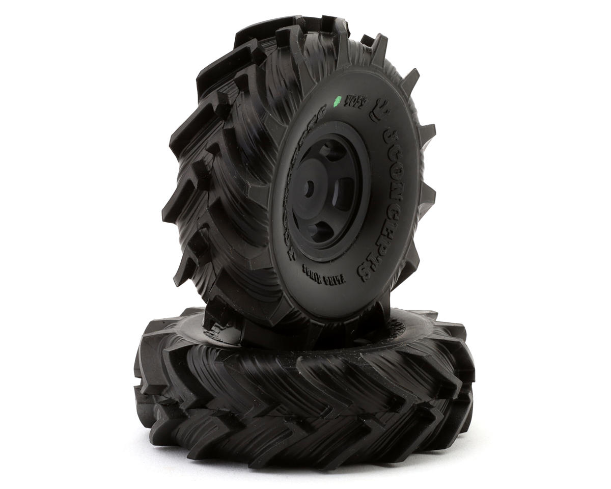 JConcepts Fling Kings 1.0" Pre-Mounted Tires (63mm OD) (2) w/Glide 5 Wheels – image 1