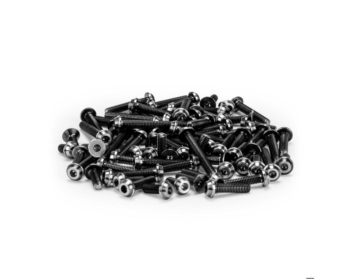 JConcepts RC10 B7/B7D Titanium Upper Screw Set (Black) (77) – image 1