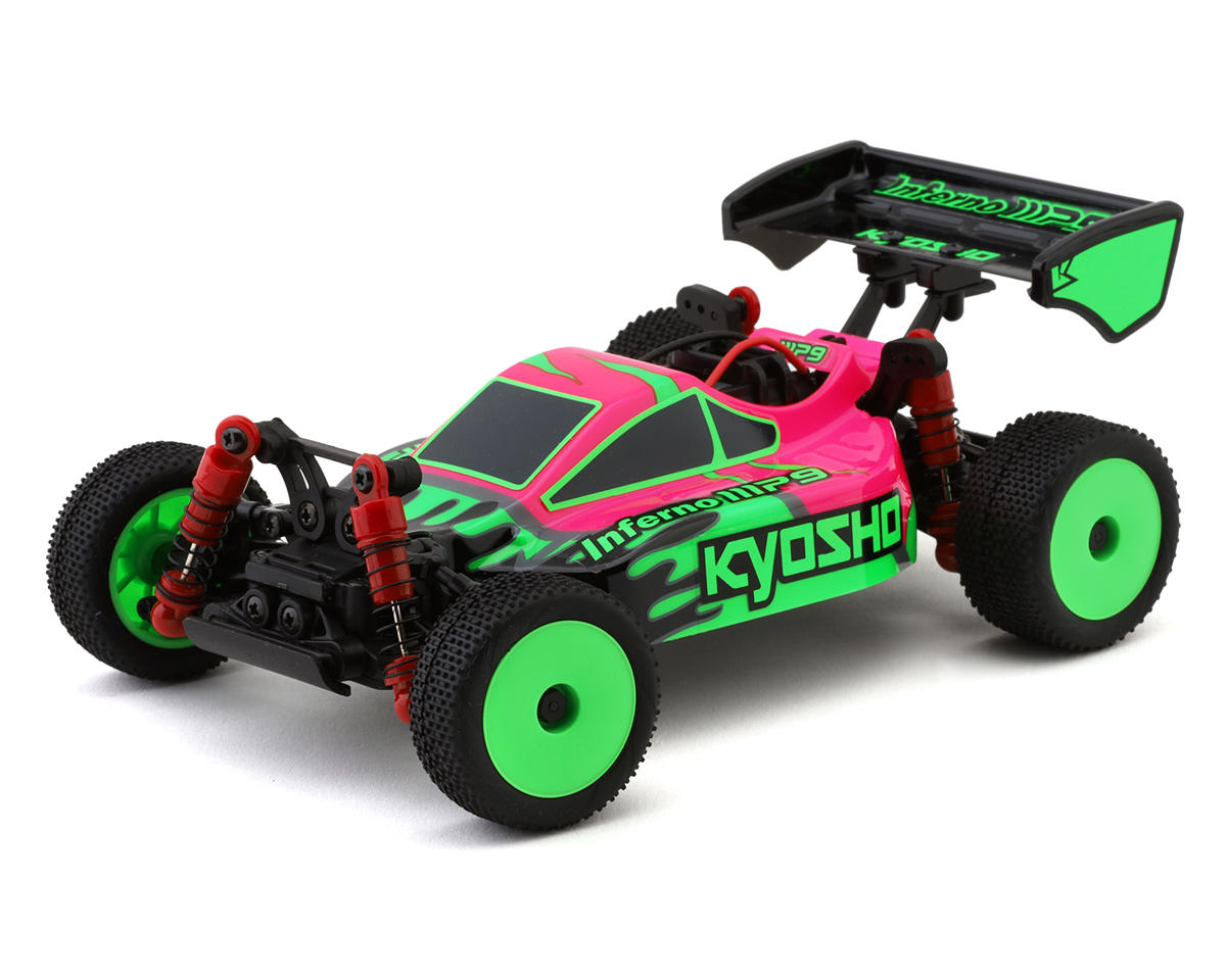 Kyosho MB-010 Mini-Z Inferno MP9 Electric 4WD Micro Buggy Readyset (Pink/Green) – image 1