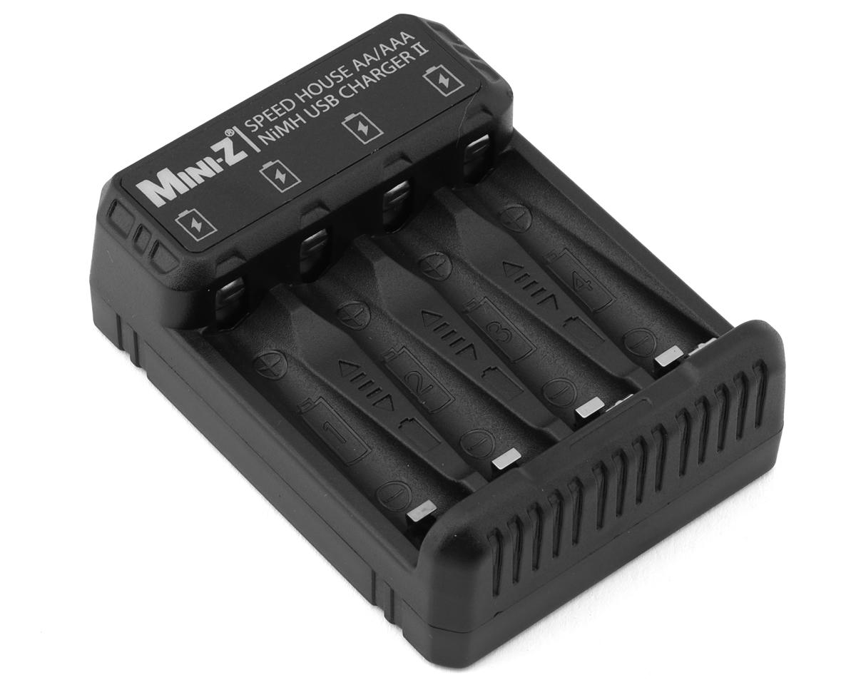 Kyosho Mini-Z Speed House (AA/AAA) NiMH USB Battery Charger II – image 1