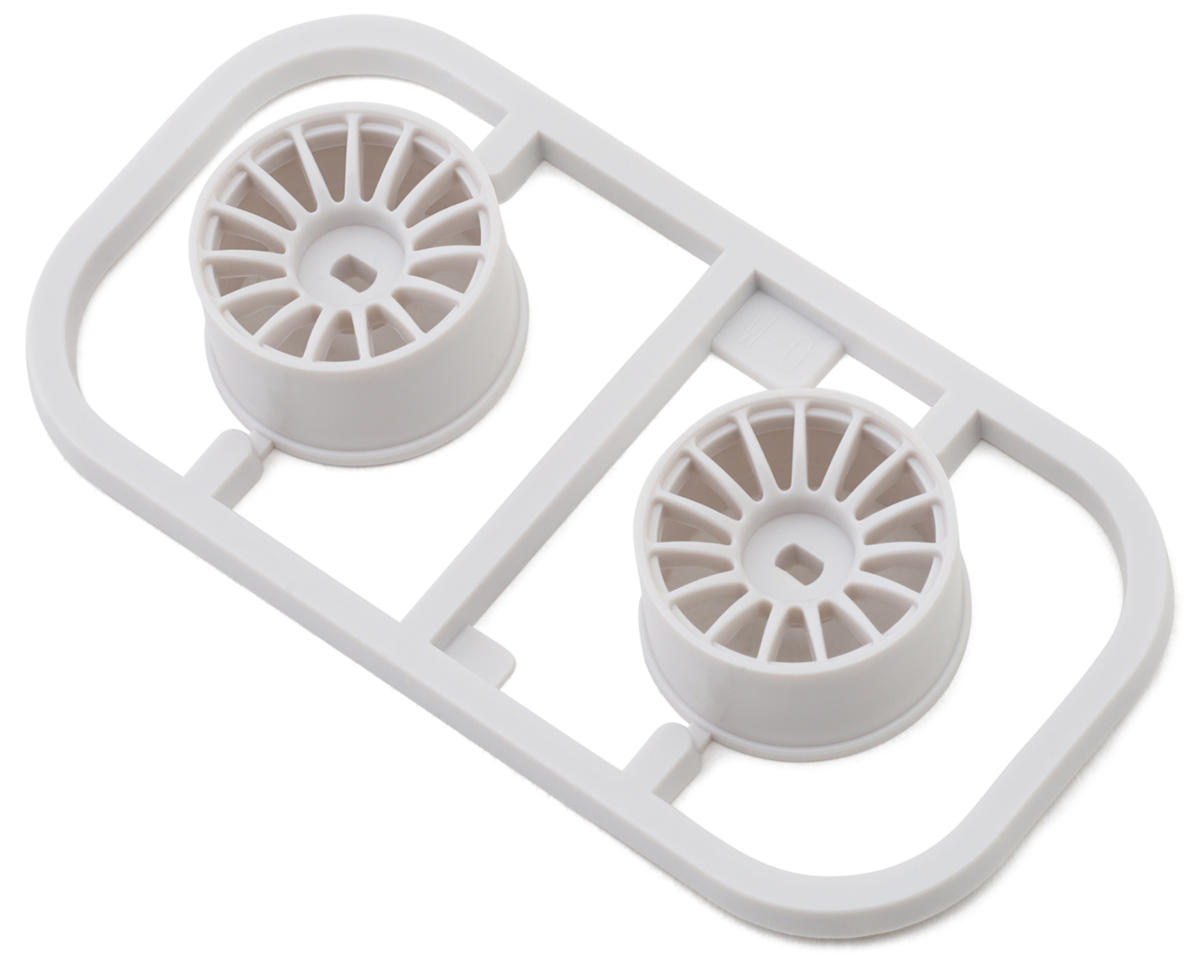 Kyosho Mini-Z AWD Multi Spokes Wide Wheels (White) (2) (0mm Offset) – image 1