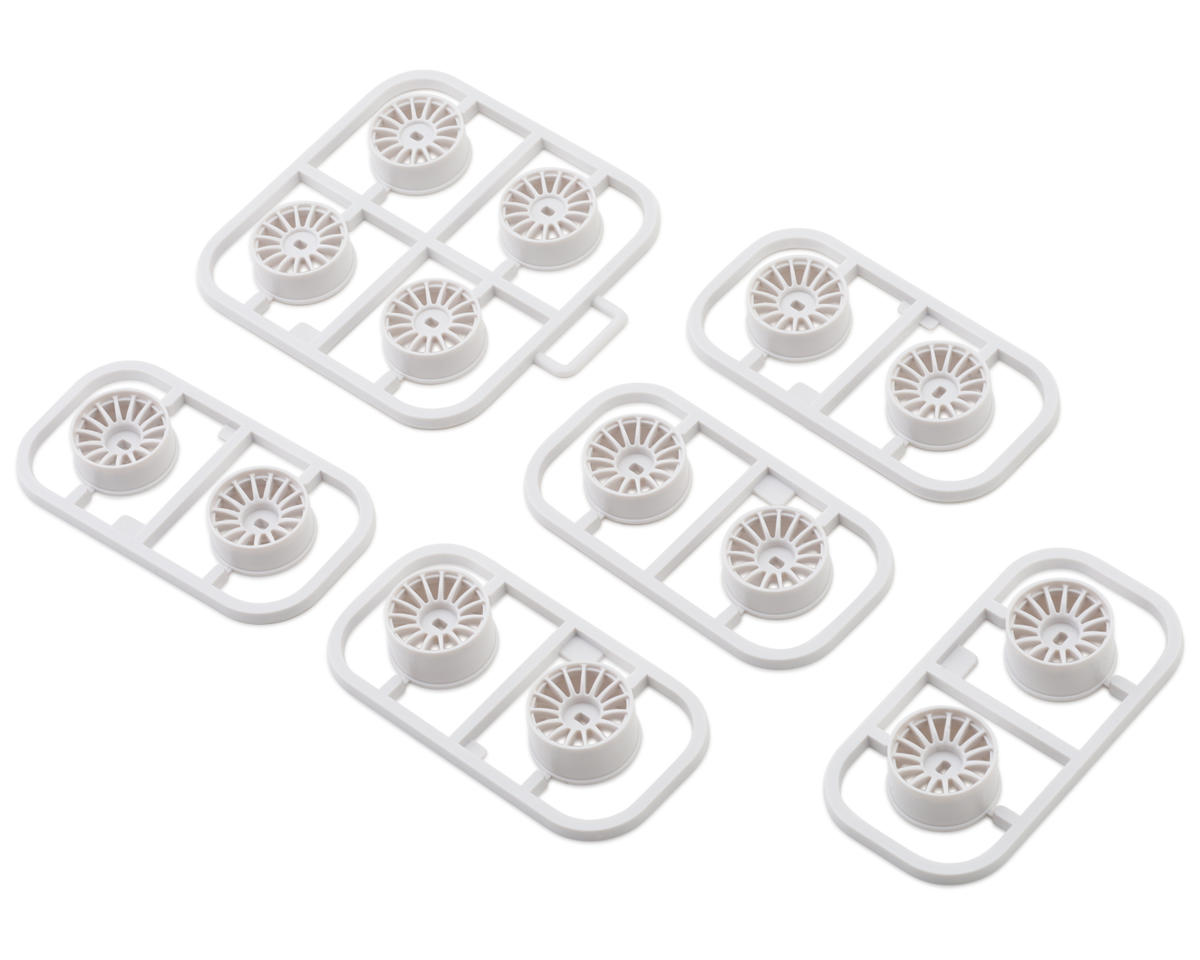 Kyosho Mini-Z AWD Multi Spoke Wheel (14) (0/+1.5/+2.5/+3.5 Offsets) (White) – image 1