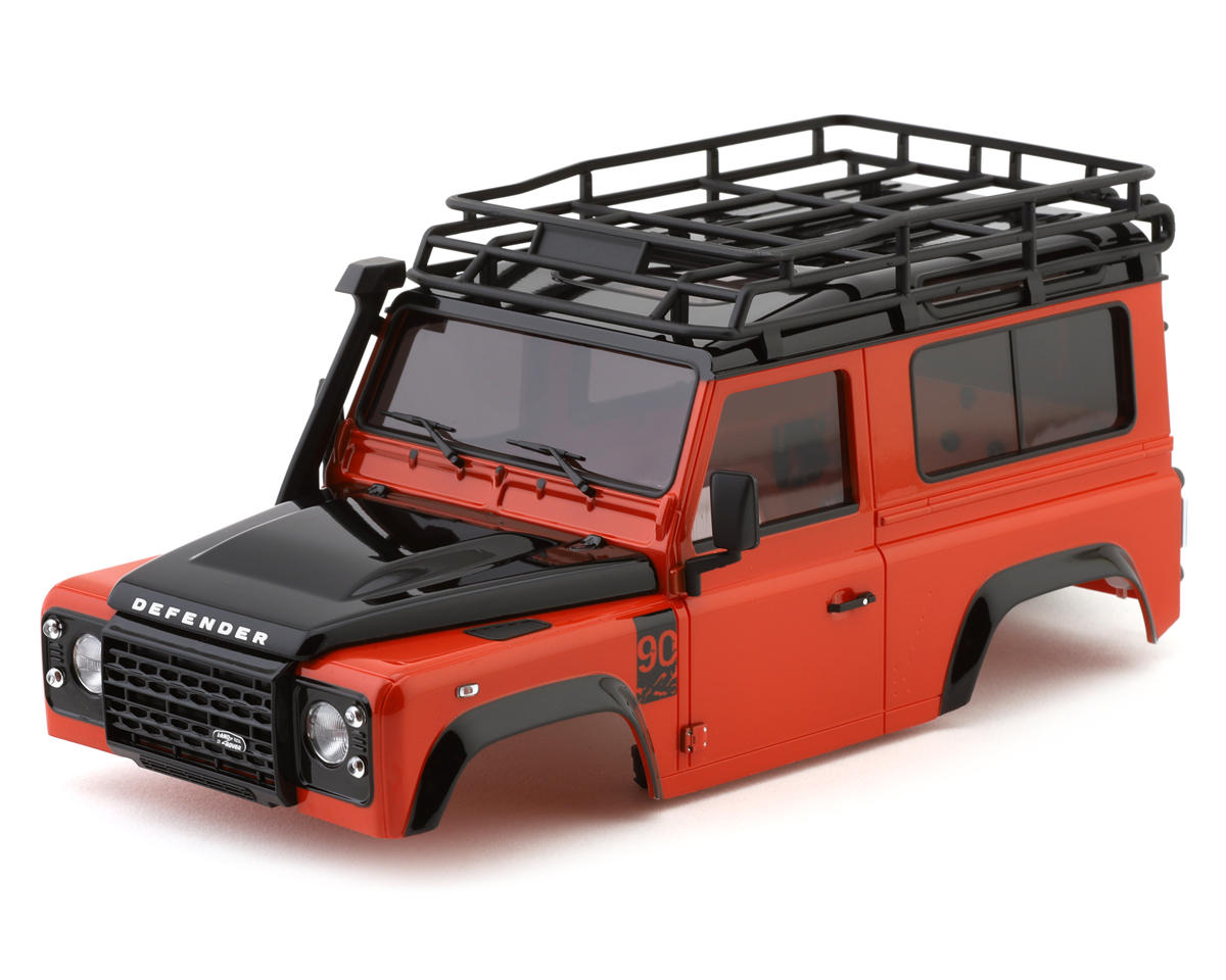 Kyosho Mini-Z MX-01 Land Rover Defender 90 Pre-Painted Body Set (Orange/Black) – image 1