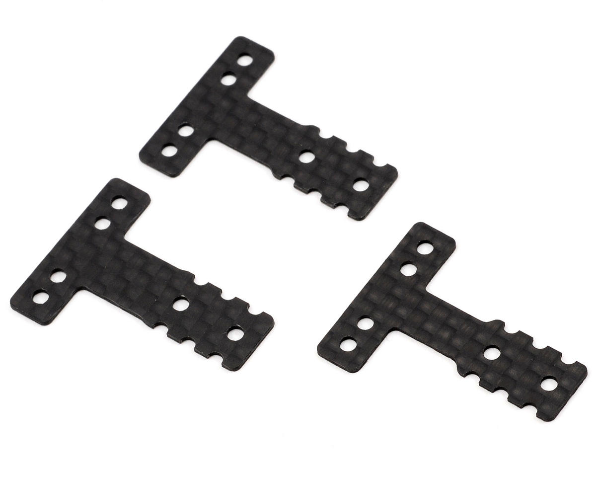 Kyosho MM/LM-Type Carbon Fiber Rear Suspension Plate Set – image 1