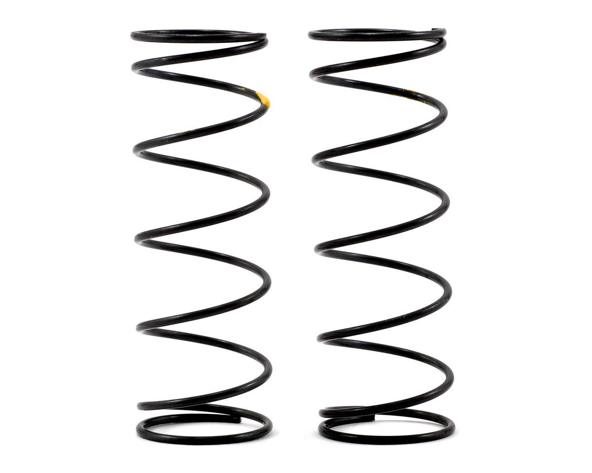 Kyosho Medium Length Big Bore Front Shock Spring Set (Yellow/Hard) (2) – image 1