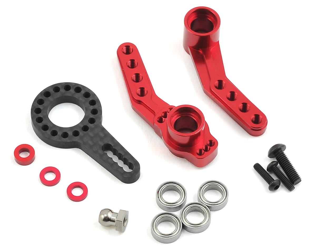 MST RMX 2.0 Aluminum Steering Arm Set (Red) – image 1