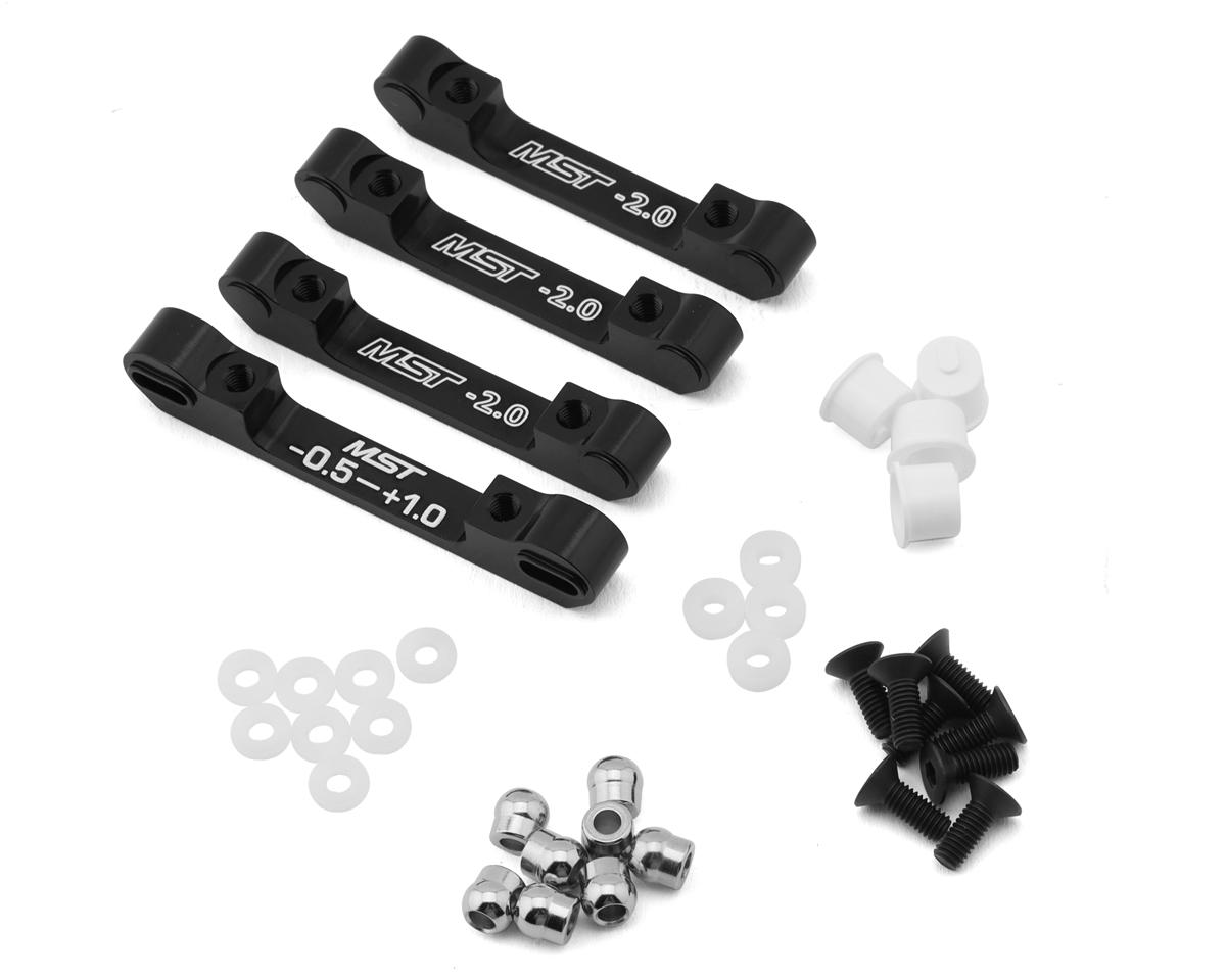 MST RMX 2.0/2.5 Aluminum Suspension Mount Set (Black) – image 1