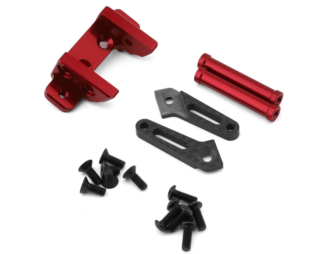 MST RMX Aluminum Adjustable Front Connect Mount V.2 (Red) – image 1