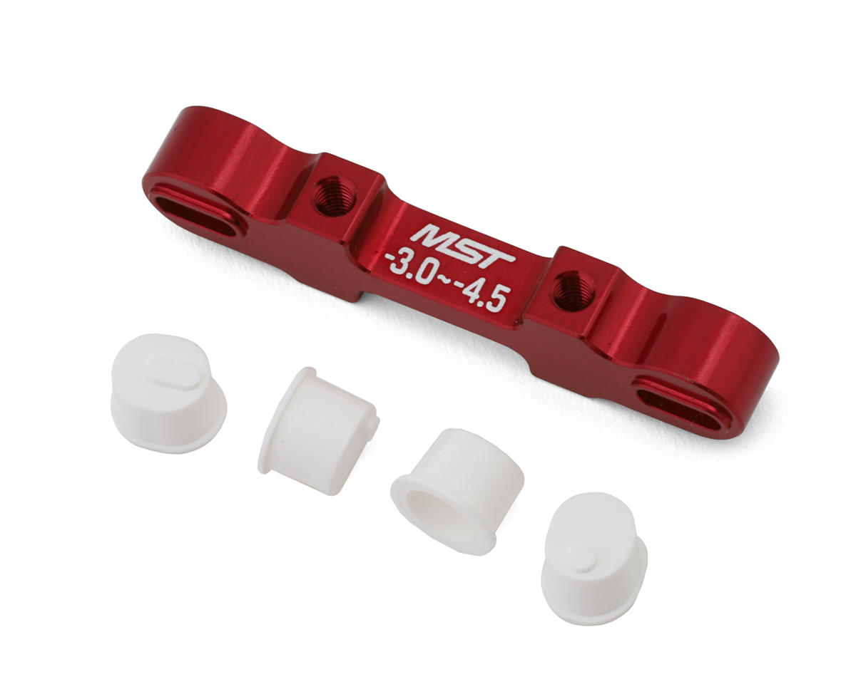MST RMX/MRX Adjustable Aluminum Suspension Mount (-3.0~-4.5) (Red) – image 1