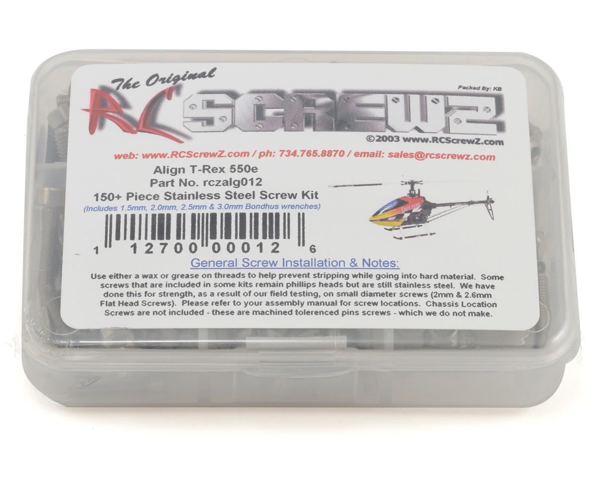 RC Screwz Screw Set: Align 550e – image 1